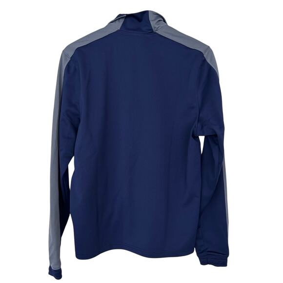 Under Armour Navy Blue Gray Full Zip Sweatshirt Sz S - Picture 4 of 4